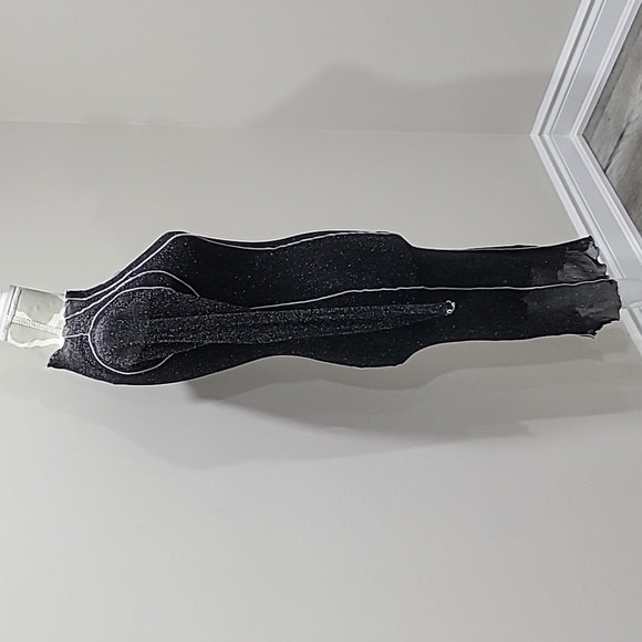 LunaChix Sparkly Black Open Stitch Dress - Picture 5 of 10